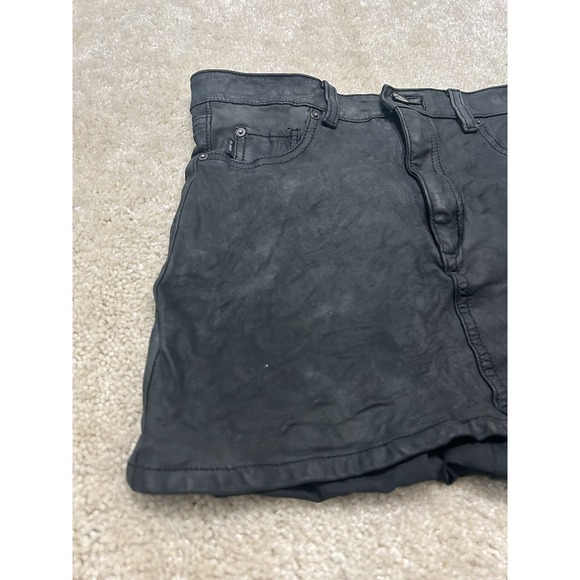 DL1961 Alama Mini Skirt Womens 26 Black Leather Lined Preppy Lightweight - Picture 7 of 11